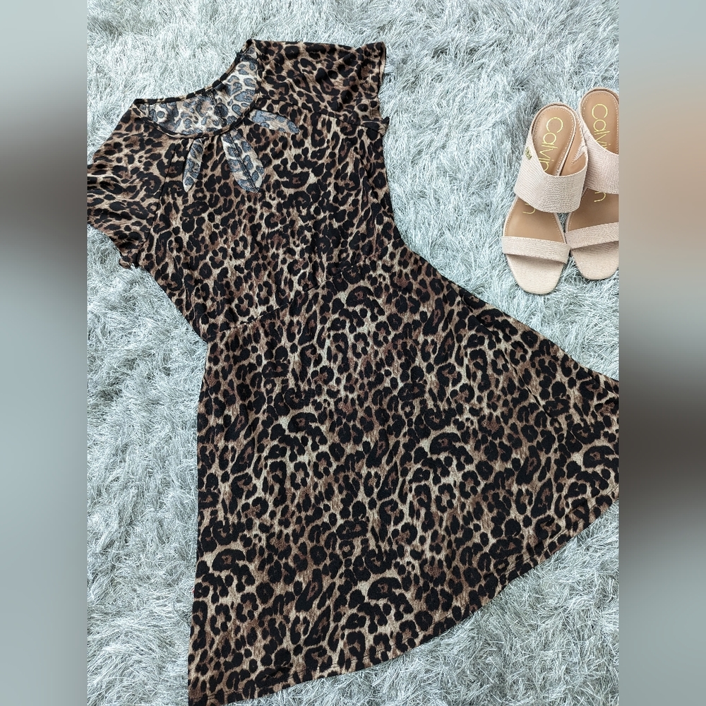 Animal print dress